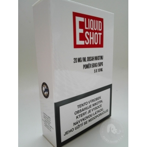 Eliquid shot-20 mg, 6 ks 50PG/50VG 