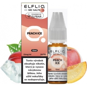 E-LIQUID ELFIQ SALT 10 ml PEACH ICE 20 mg