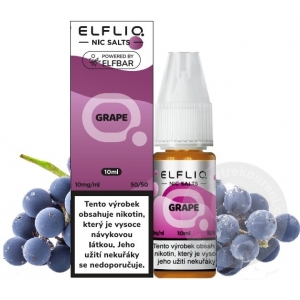 E-LIQUID ELFIQ SALT 10 ml GRAPE 10 mg