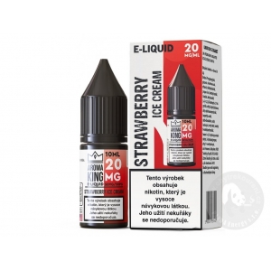 E-LIQUID AROMA KING SALT STRAWBERRY ICE CREAM COTTON CANDY 10 ml 20 mg